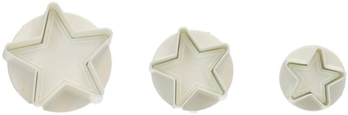 Wilton Plunger Uitsteker Ster set/3