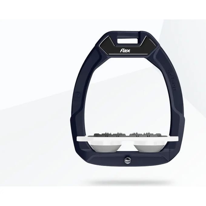 Veiligheidsstijgbeugels Plat Ultra Grip Bruin/Wit/Grijs Flex-On Safe-On