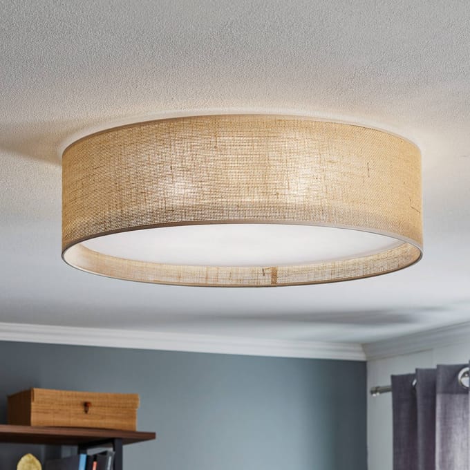 TK Lighting Plafondlamp Juta, Ø 60 cm