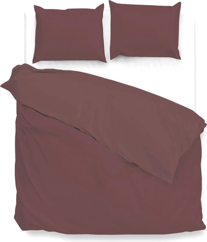 Zo! Home Velluto Dekbedovertrek - Lits-jumeaux - 260x200/220 cm - Spicy Red