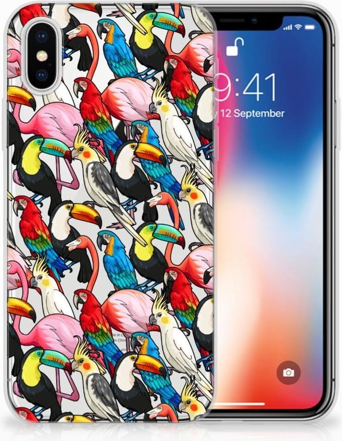 Apple iPhone X | Xs TPU Hoesje Birds