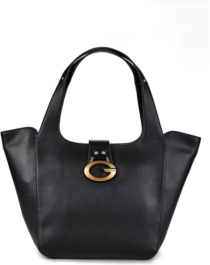 GUESS schoudertas shopper Camden Tote Black zwart