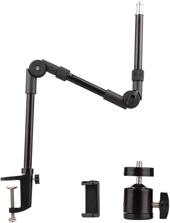 Projector Beugel - Projectorstandaard Houder - Thuisbioscoop Setup - 360 Balhoofd - 62cm Lang - Zwart