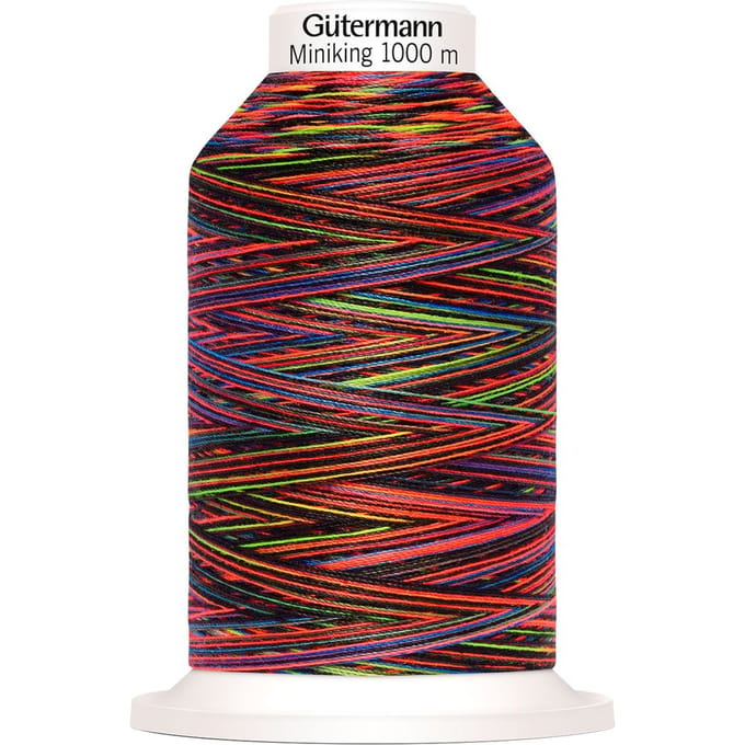 Gütermann Naaigaren Miniking Multicolor, No. 120 - 9842 Dark-Mix