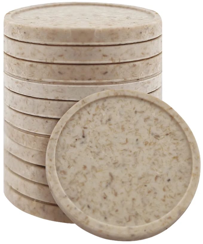 CombiCraft blanco winkelwagenmunt € 1 formaat hout - per 100 stuks