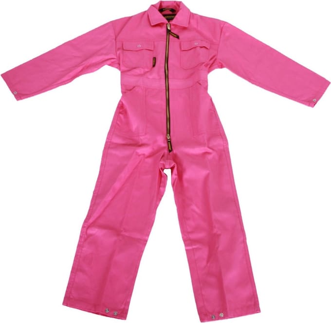 MM Eurotool Kinderoverall katoen - elastische taille - roze - maat 116