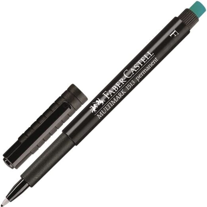 Faber-Castell multimarker - permanent - F - zwart - FC-151399