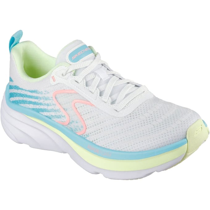 Skechers Performance D'Lux Vapor Cool Breeze Textiel Dames Wit/Multikleur Sneakers