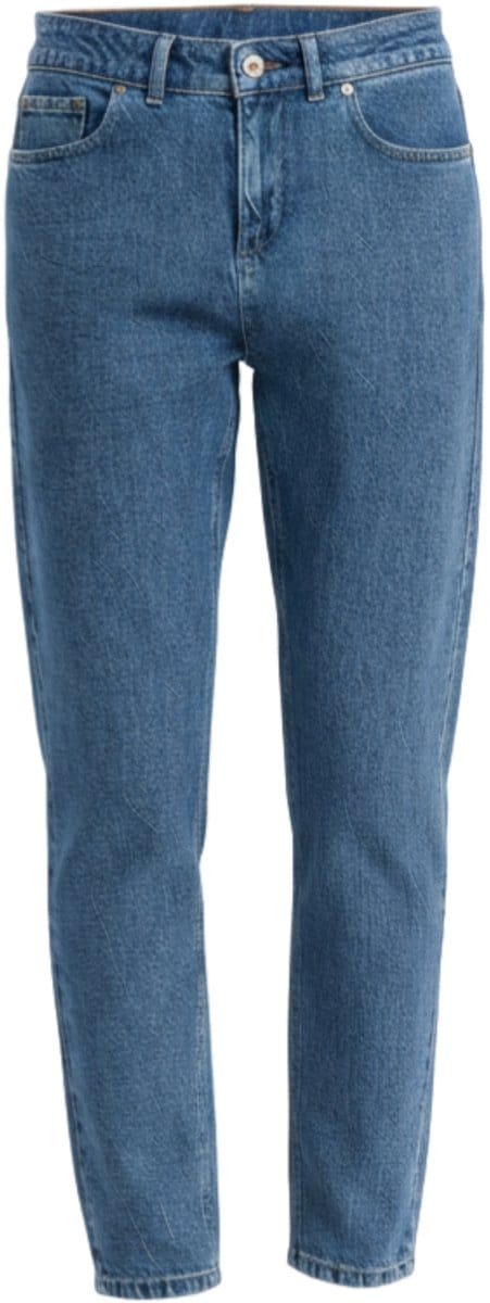 OMBRE Broek - Slim Fit - Katoen - Rits Indigo L