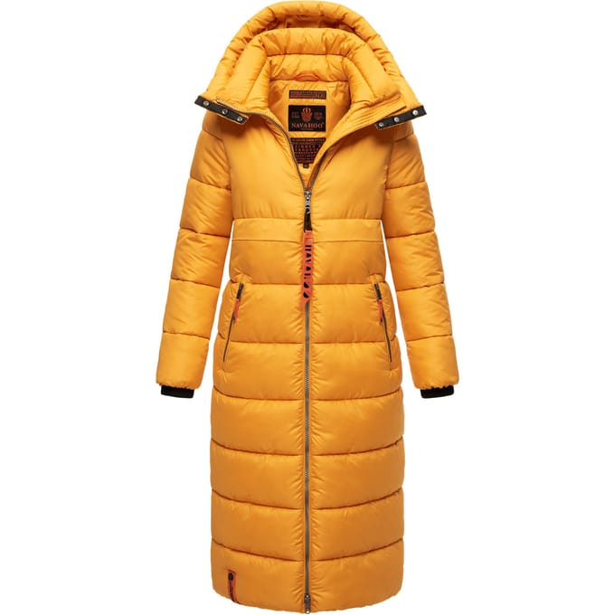 Navahoo dames gewatteerde wintermantel Kristallblume – Warm & Trendy