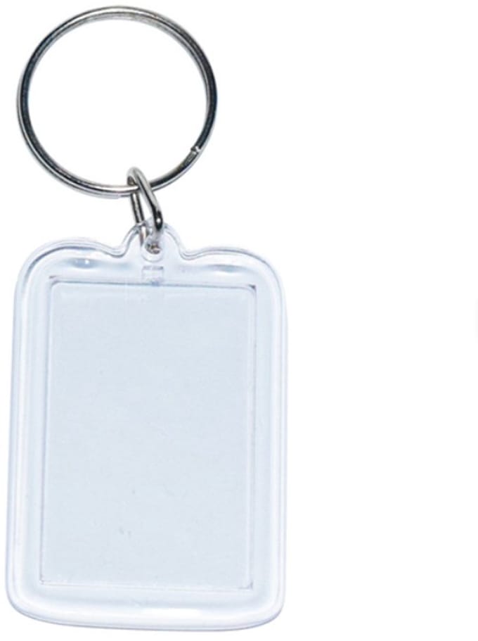Go Go Gadget - Acryl foto sleutelhanger - 1 set van 2 stuks - Transparant