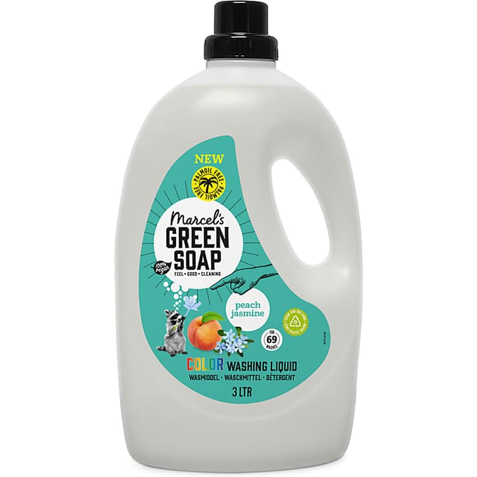 Marcel's Green Soap Kleur Wasmiddel - Grootverpakking - Perzik & Jasmijn - 3L - 69 wasbeurten
