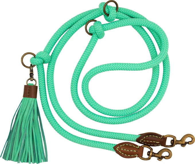 Extra Lang Jade Hondenriem S (220 cm X 1 cm)