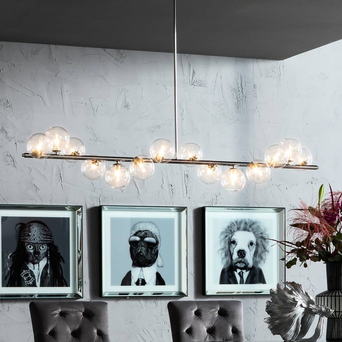 Hanglamp Scala Balls 150cm chroom Kare Design