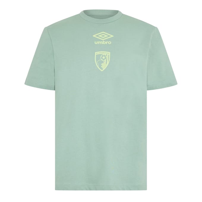 Umbro Heren AFC Bournemouth T-Shirt (Groen Baai)