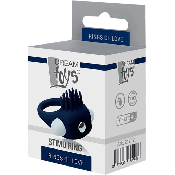 Dreamtoys Essentials Stimu Ring Penisring - Blauw