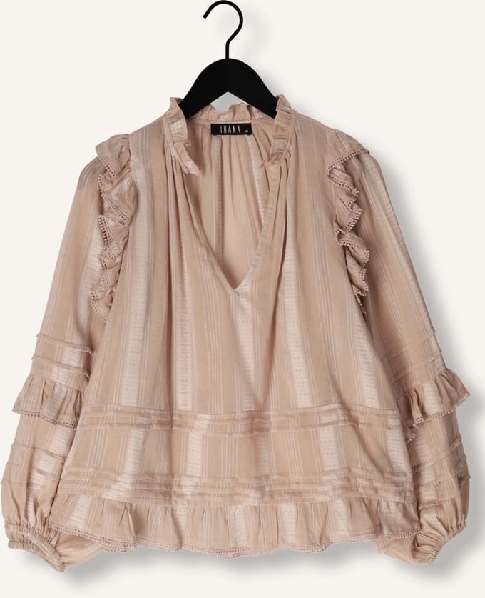Ibana Tarlotte Blouses Dames - Beige - Maat 38