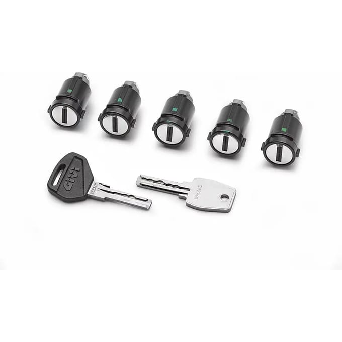 Motorfiets beveiligingsslot set 5 cilinders Givi