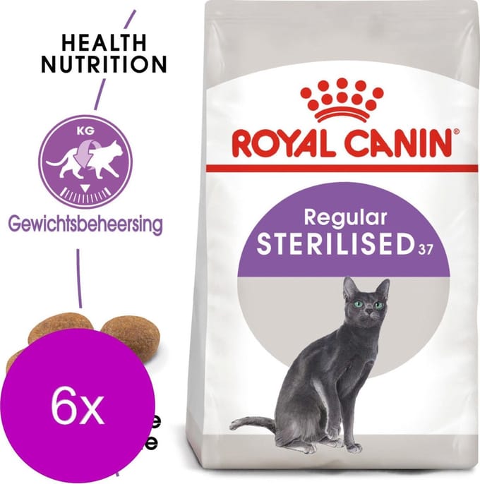 Royal Canin Sterilised 37 - Kattenvoer - 6 x 2kg