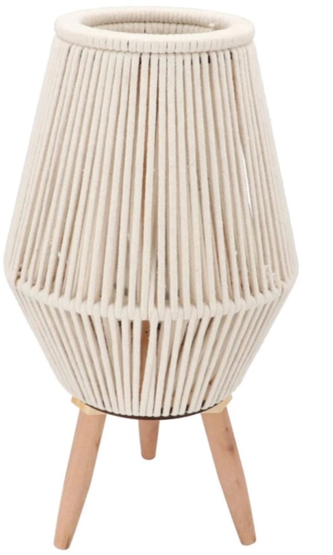 Cruz white lantern on stands 15x24x44cm - windlicht