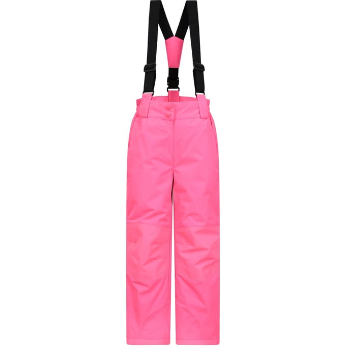 Mountain Warehouse Honing skibroek voor kinderen (Duivelsroze)