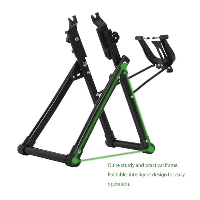 Fietswiel Trimmen Frame Opvouwbare Mountainbike Wiel Correctie Tabel Racefiets Reparatie zwart