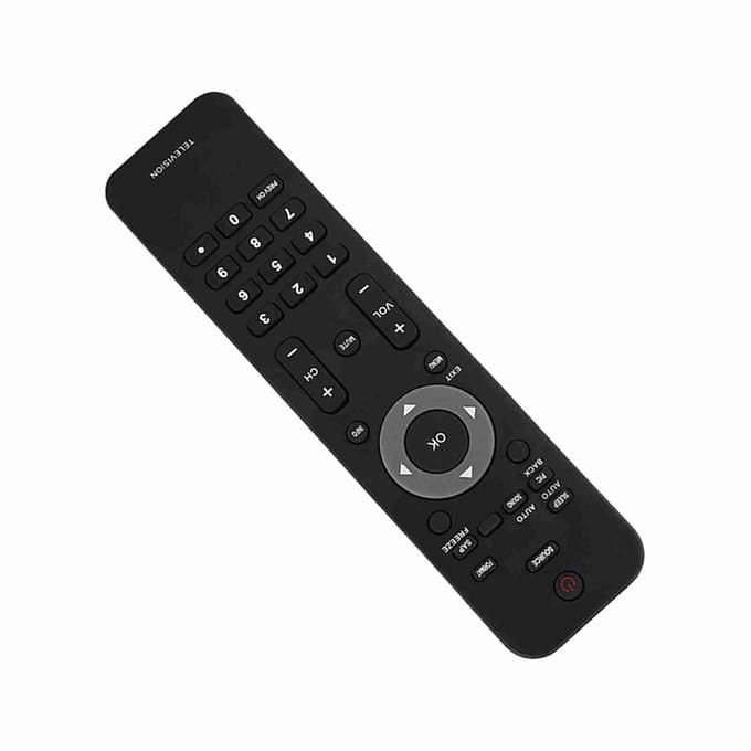 Télécommande TV à réponse rapide de plus de 8 m de distance Télécommande haute sensibilité pour PHILIPS black