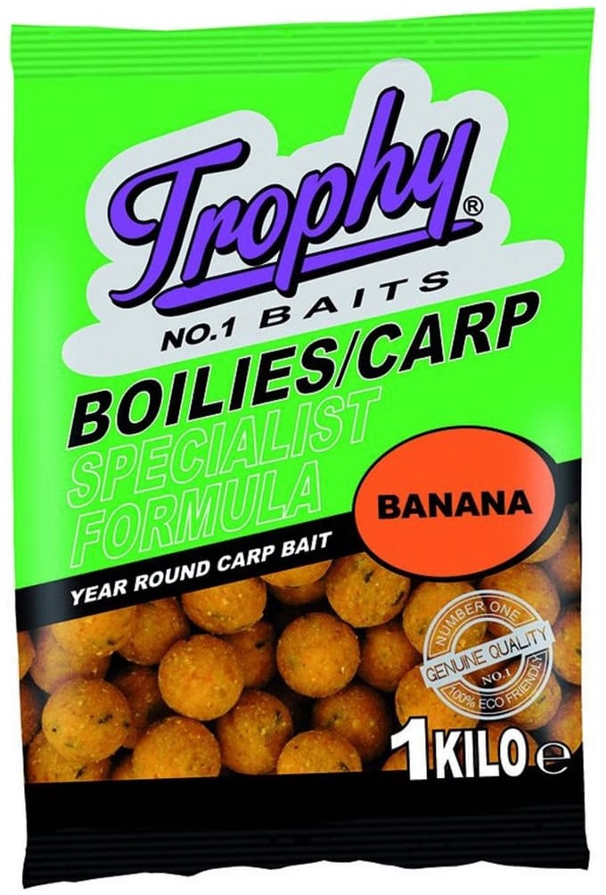 Albatros boilies karper - banana - 15 mm - 1 kg