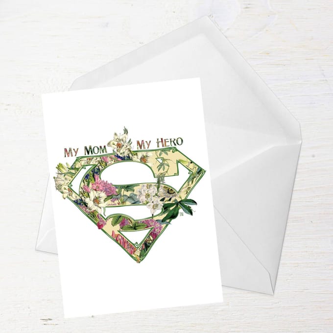Superman Mother's Day Greetings Card - Giant Card