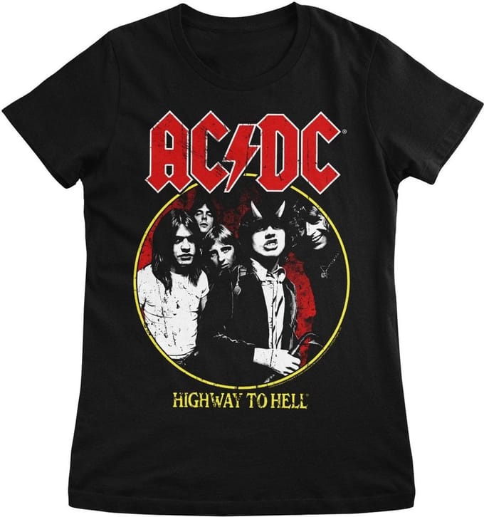 AC/DC Dames-T-shirt Highway To Hell 1979 Tour Girly PS-5-ACDC001-H60-16