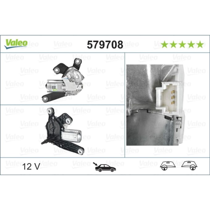 Ruitenwissermotor VALEO 579708