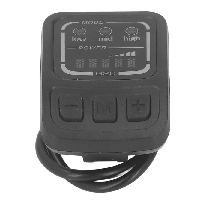 G20 F Elektrische Fiets LED Display Elektrische Fiets Scooter LED Display met Waterdichte Interface gray