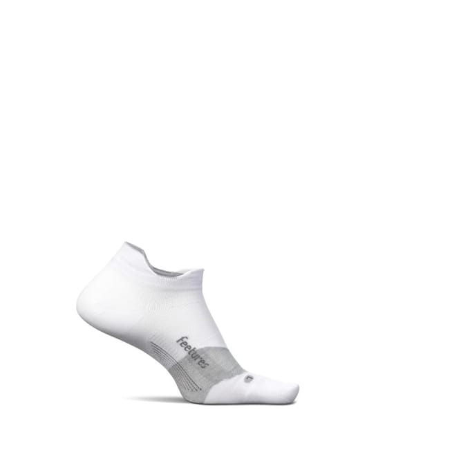 Feetures - Elite Ultra Light No Show Tab - White - Wit / LARGE