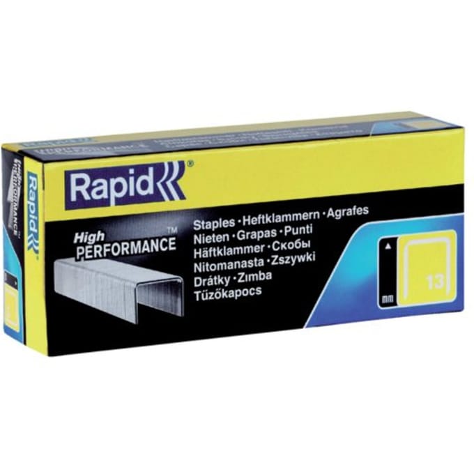 Nieten Rapid 13/8 gegalvaniseerd standaard 5000 stuks