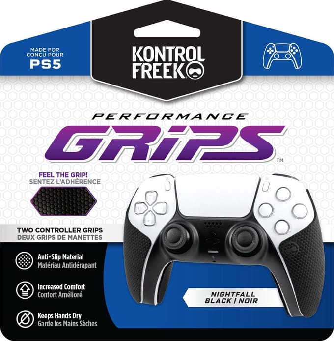 PS5 KontrolFreek Performance Grips Zwart