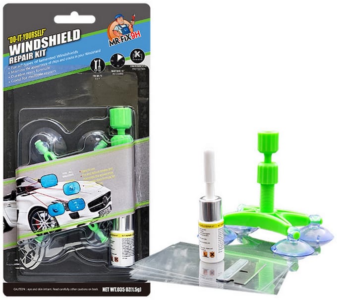 Steenslag reparatieset voor autoruiten