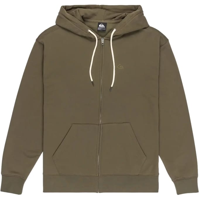 Quiksilver Salt Water Sweatshirt Met Rits Groen S Man