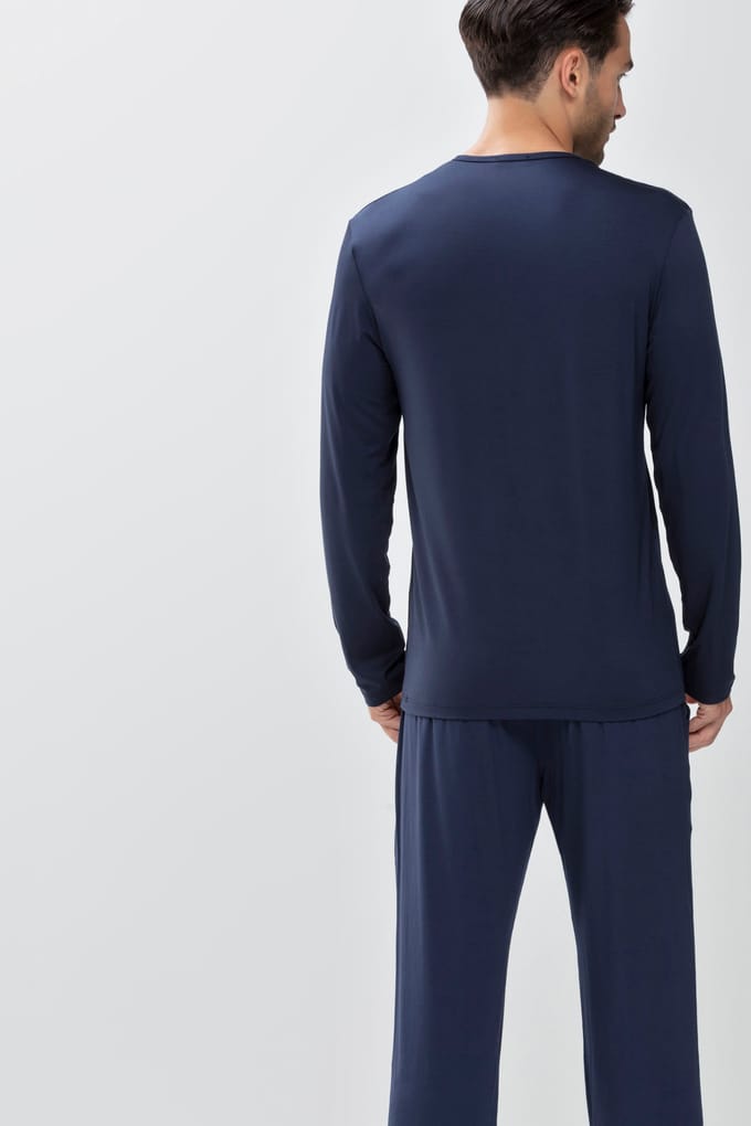 Shirt met lange mouwen Serie Jefferson Yacht Blue