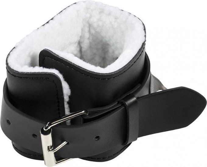 Gorilla Sports Ankle strap - Gym - Enkelband - Kickbacks - Voetriem - Leer