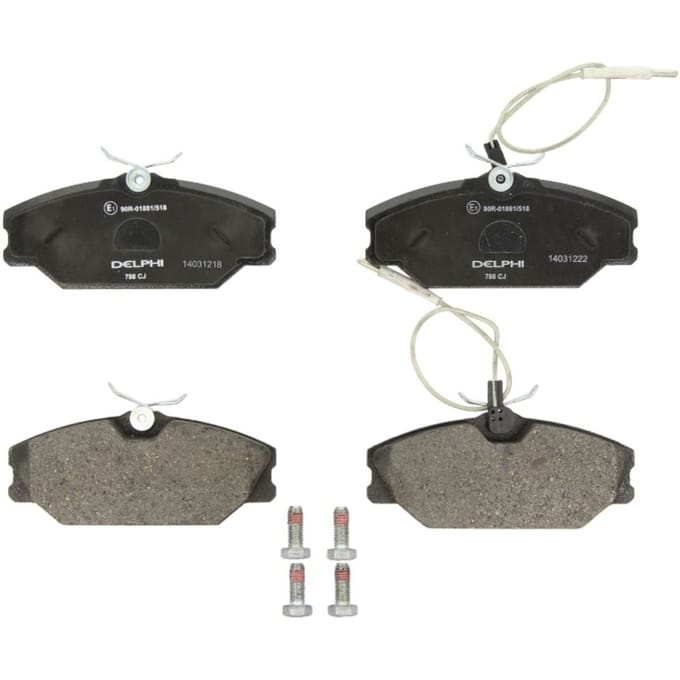 Remblokset DELPHI LP788, voor
