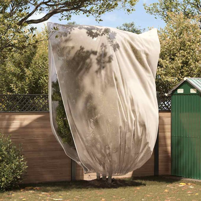 vidaXL Vorstbescherming Plantenfleece Covers Beige 3,5 x 2,5 m