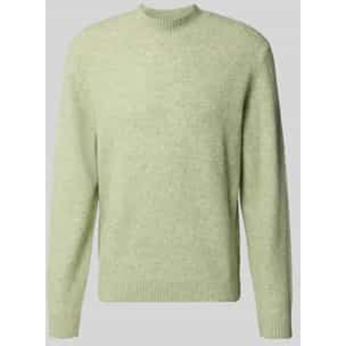 Loose fit gebreide pullover met wol