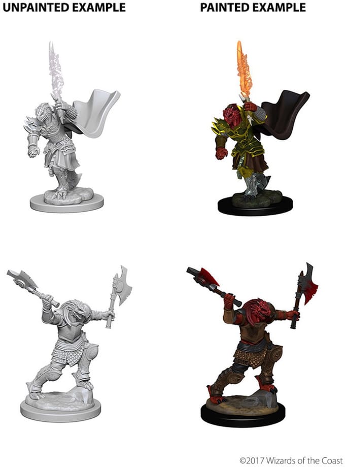 Dungeons and Dragons Nolzur's Marvelous Miniatures: Dragonborn Fighter, Female