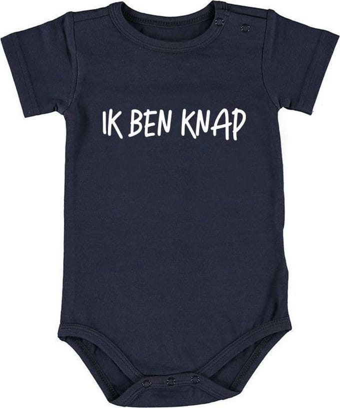 Baby Romper Grappig Kraamcadeau Jongen Ik Ben Knap