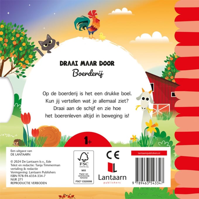 Boeken Draai maar door op de Boerderij Multi unisex