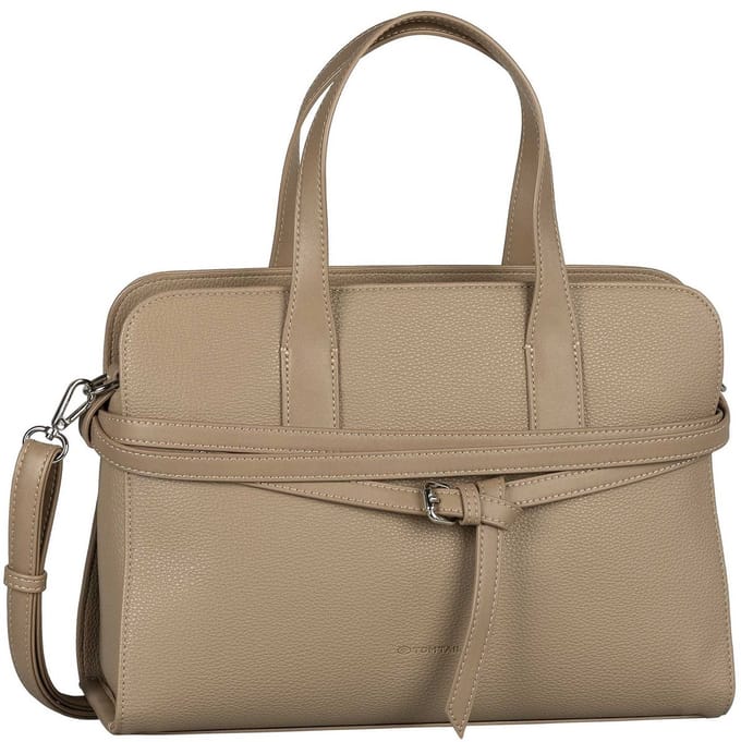 TOM TAILOR shopper handtas Freya Zip Shopper Taupe