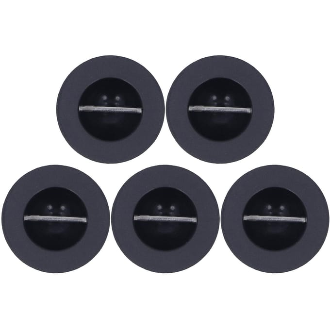 5 stuks Surf Leash Plug Vervanging Ronde Board Cup Plug voor Surfboard Longboard Zwart gray