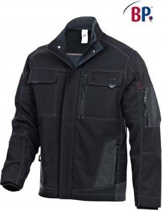 BP® Softshell werkjack 1874-572-32, 100% Polyester - Maat M
