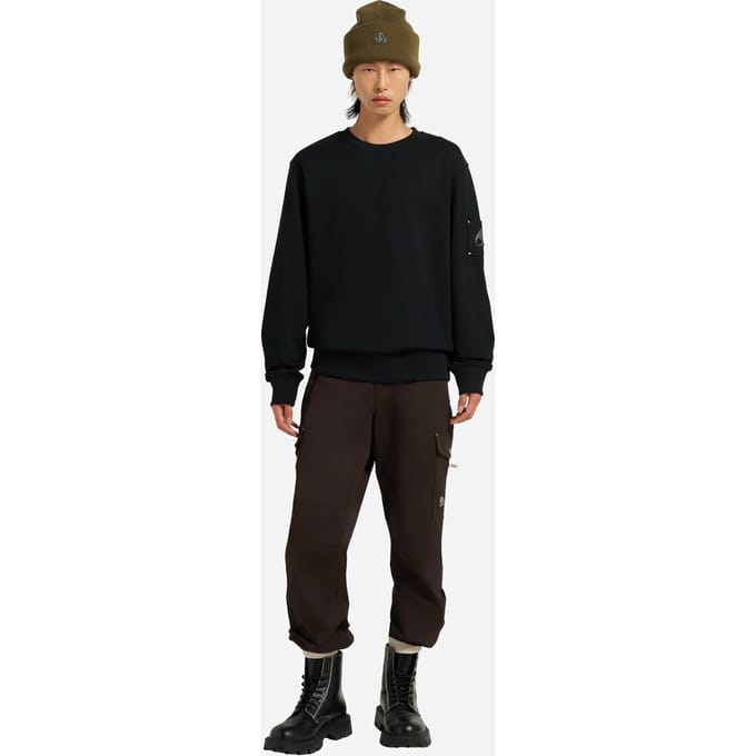 Hartsfield Crew Neck Sweater in Zwart