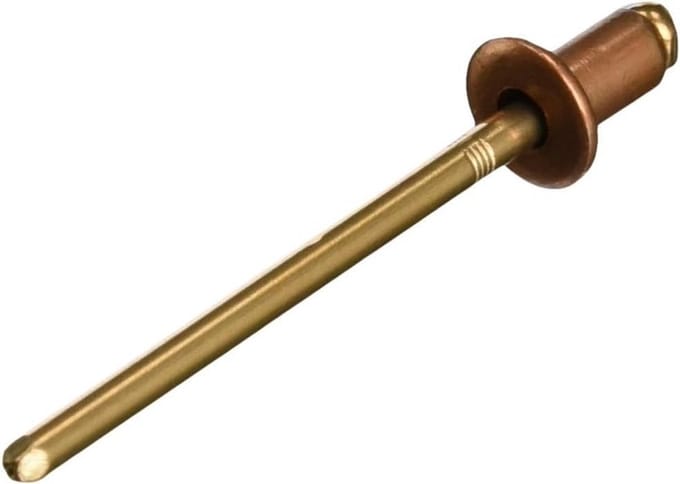Koper/Brons Blindklinknagels Minipack 4x6mm 50 Stuks